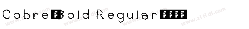 Cobre-Bold Regular字体转换
